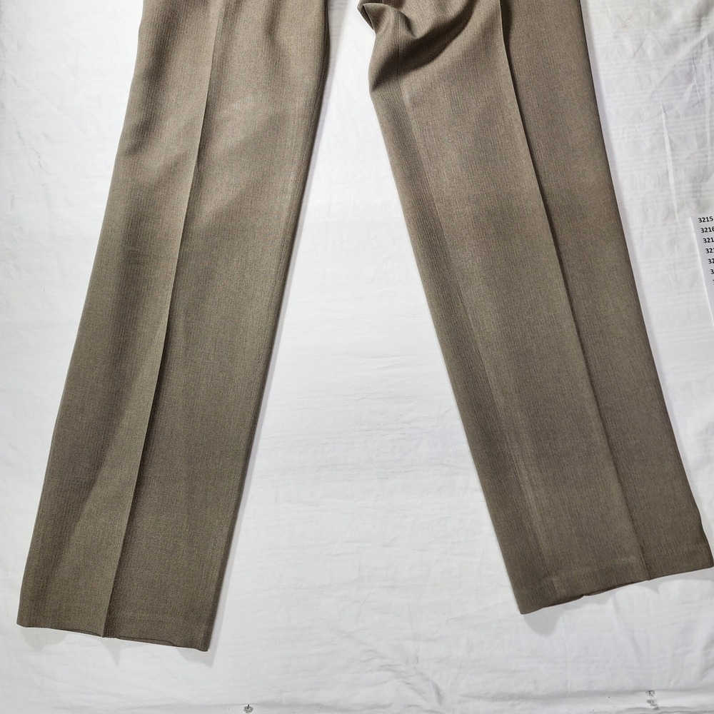 Kenneth Cole Pants Mens Size 34x34 Khaki Casual Button Zip Flat Front Belt Loops - Picture 3 of 16